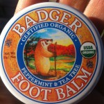 Soothe tired feet with Badger Foot Balm