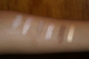Urban Decay Nake Palette Swatches