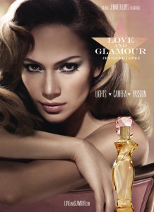 Jennifer Lopez Love & Glamour Ad