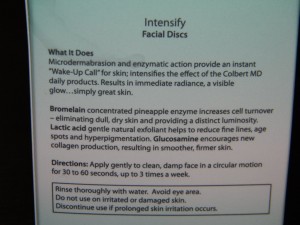 Colbert MD Intensify Facial Disks