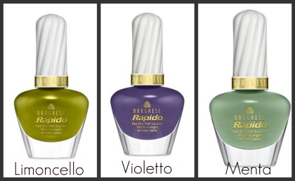 New Borghese Nail Care: Rapido Fast Dry Nail Lacquer collection