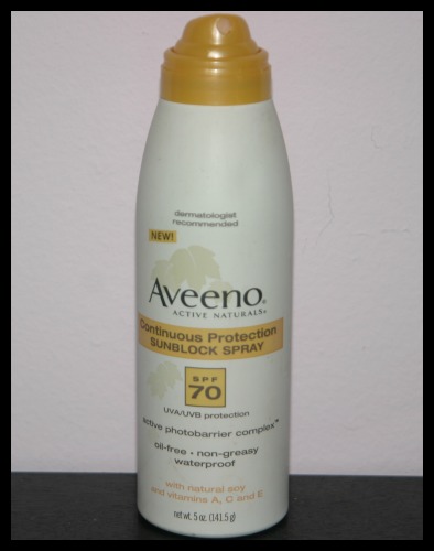 Aveeno Active Naturals Continuous Sunblock Spray 