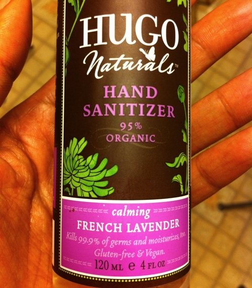 Hugo Naturals hand sanitizer french lavender