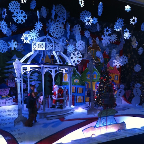 Window display at Lord and Taylor department store in New York City