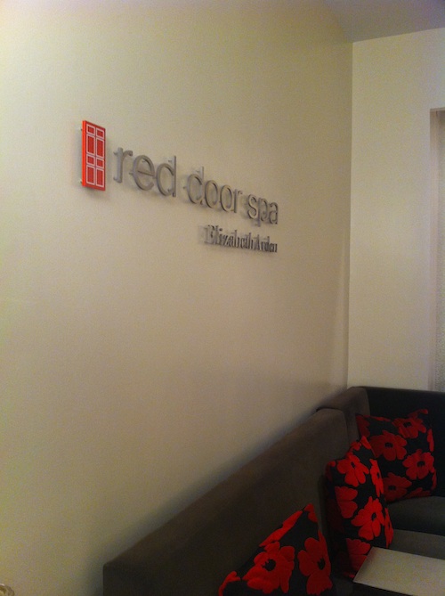 Inside of Elizabeth Arden Red Door Spa in Manhattan, NYC