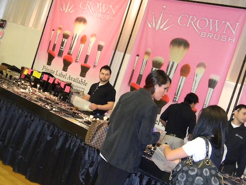 Crown Brush at the Makeup Show New York City 2012