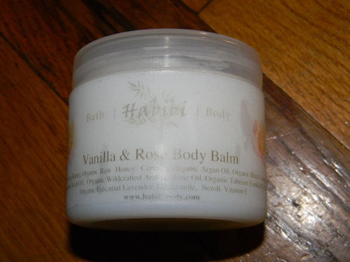 Habibi Vanilla and Rose Body Balm