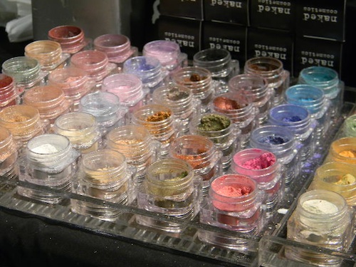 Naked Cosmetics eyeshadow at the Makeup Show New York City 2012