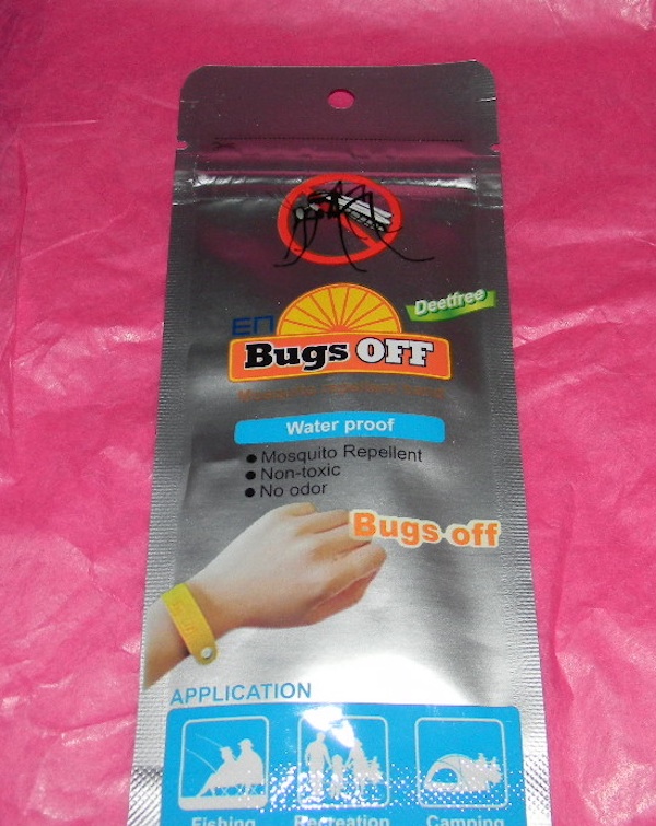 Bugs off Bracelet insect repellant deet free