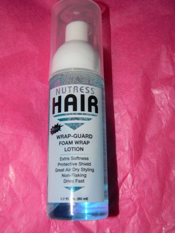 Nutress hair wrap guard foam wrap lotion