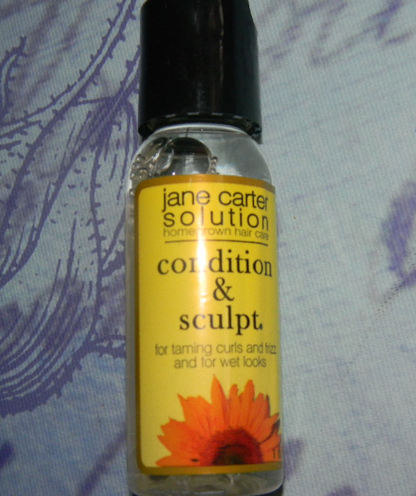 July  2012 curlbox review, Jane Carter solutions condition and sculpt