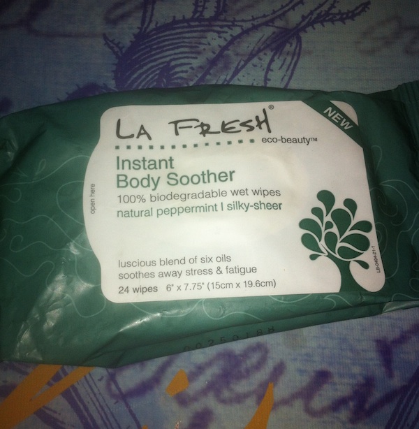LA FRESH Instant Body Soother Wipes review