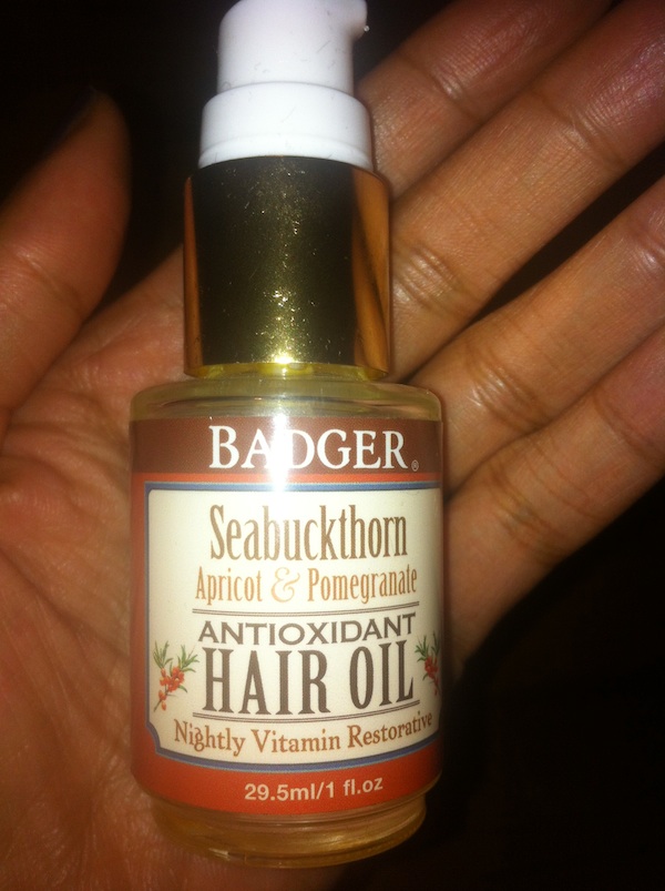 Badger Seabuckthorn Hair Oil for All Hair Types