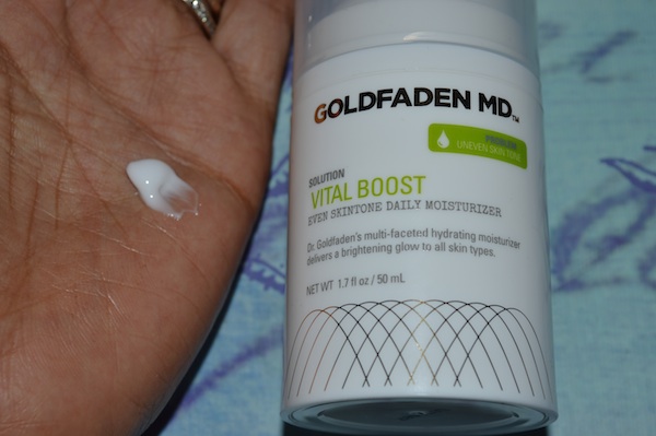 Goldfaden MD Vital Boost Even Skintone Moisturizer
